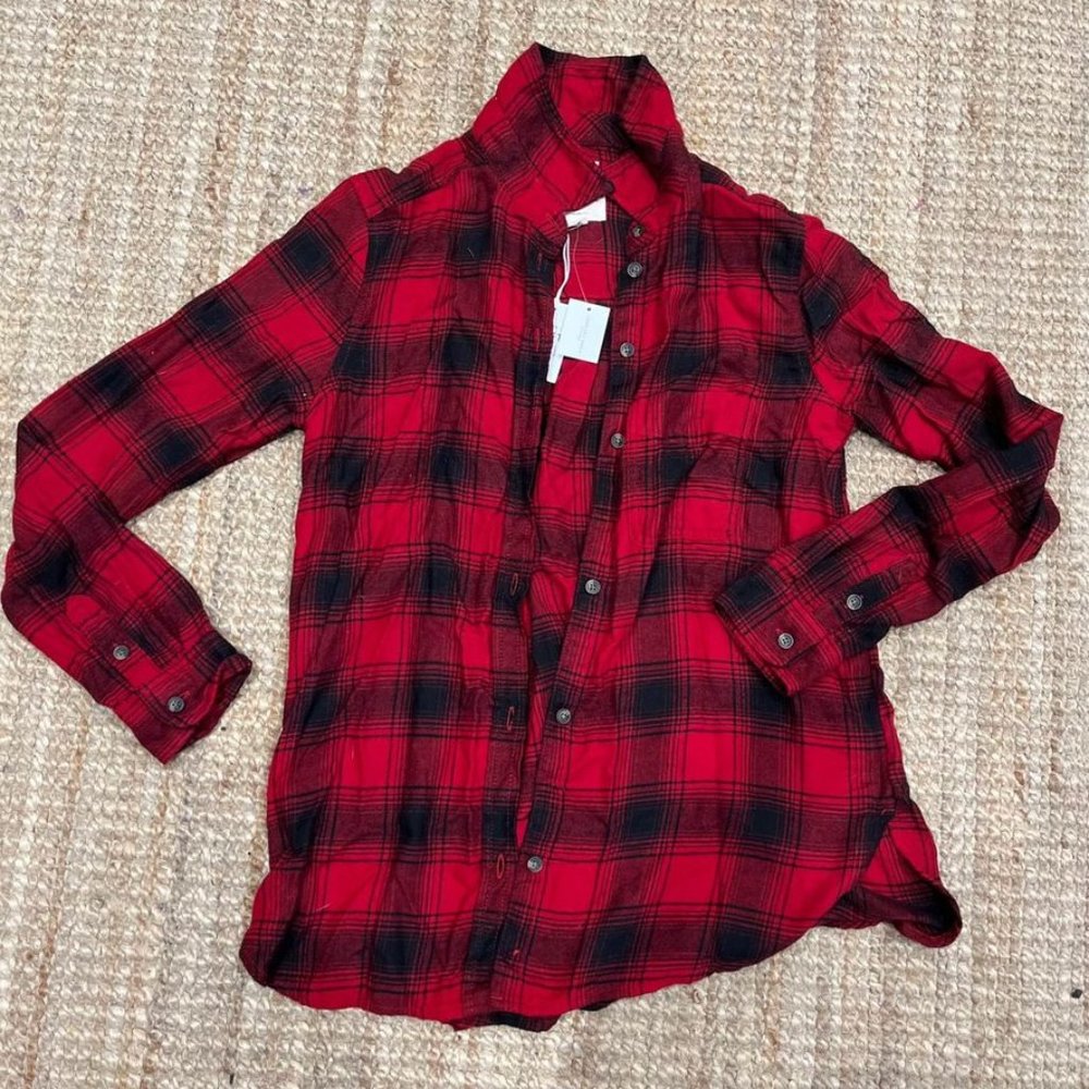 NWT American Eagle Boyfriend Fit Flannel
